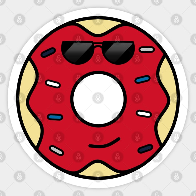 The Rosy Donut Sticker by Bubba Creative